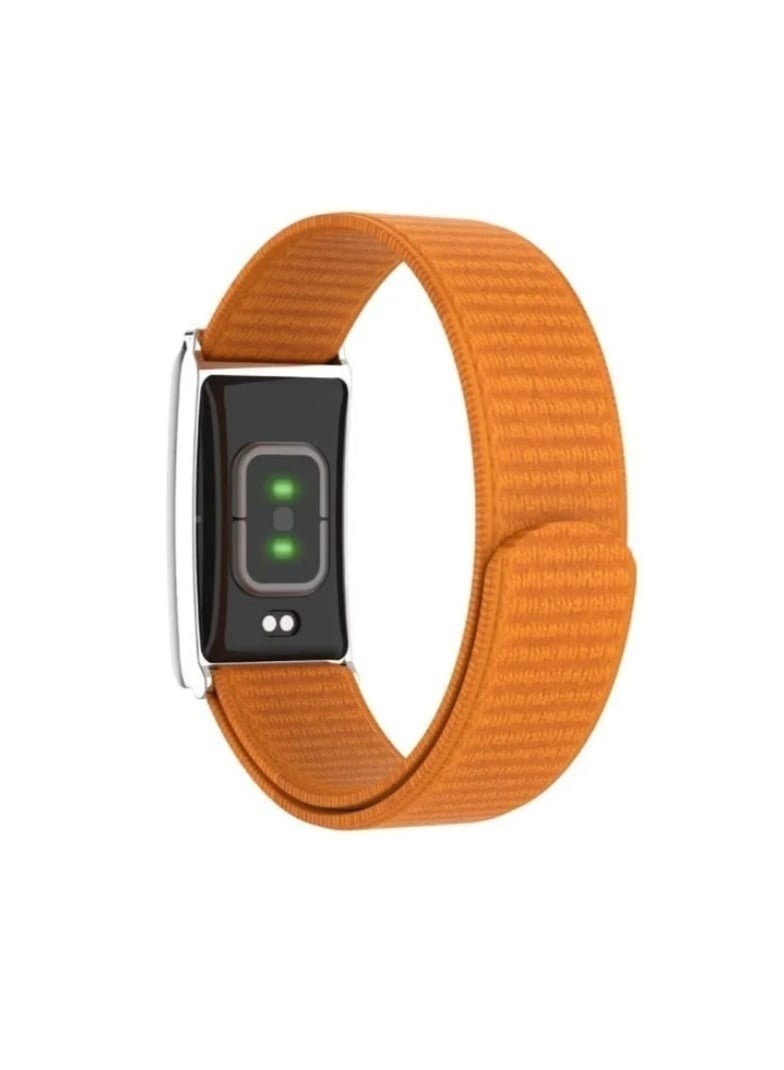 بورودو سوار بورودو تراك فيتTrack Fit الذكي بسوار اسود- لتتبع اللياقة البدنية - مقاوم للماء IP68، بطارية تدوم 30 يوماً، أكثر من 120 وضعاً رياضياً، بلوتوث 5.4 - يتضمن حزام إضافي برتقالي. - Image 5